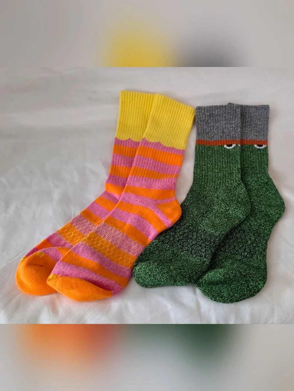 Bombas Adult Large Unisex Sesame Street Socks 50th Anniversary 2-Pack opened New